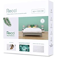 Los mejores  - RECCI Protector Colchón Cuna 60 x 120 - Cubrecolchón Impermeable- 100% Bambú Cubre Colchón- Fundas de Colchón Ultra…